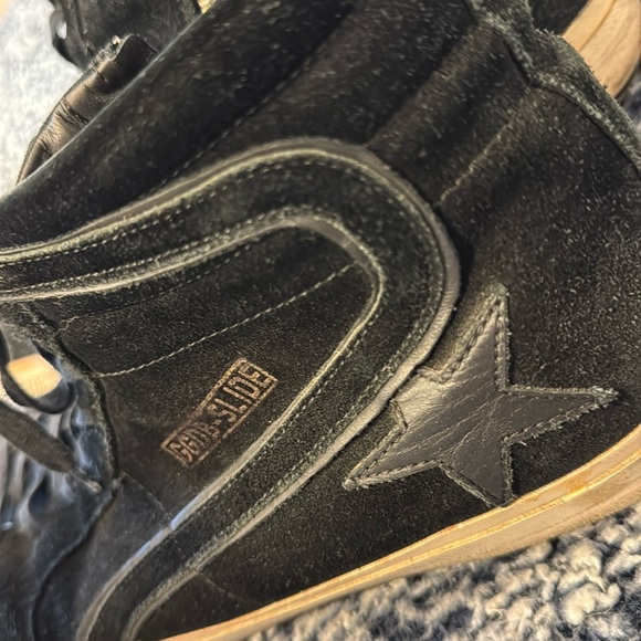 Golden Goose black suede Slide high-tops - euro size 45 - good used condition - Picture 9 of 16